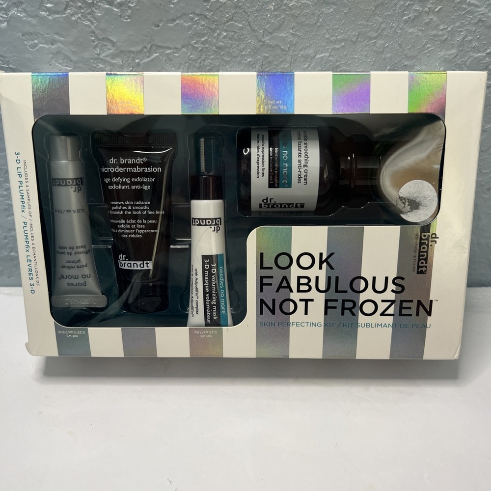 DR. BRANDT Look Fabulous Not Frozen Skin Perfecting Kit 4 pieces - New